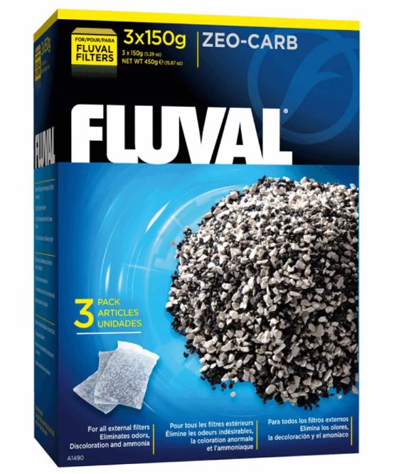 

Цеолит и активированный уголь Hagen Fluval Zeo-Carb 450 г