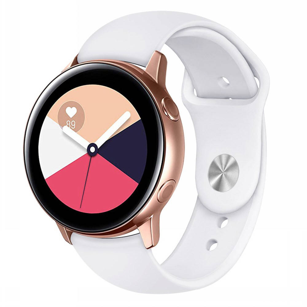 

Силиконовый Ремешок для Xiaomi Amazfit/Samsung 20 mm (Белый / White)