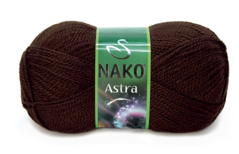 

Nako Astra коричневый № 1182