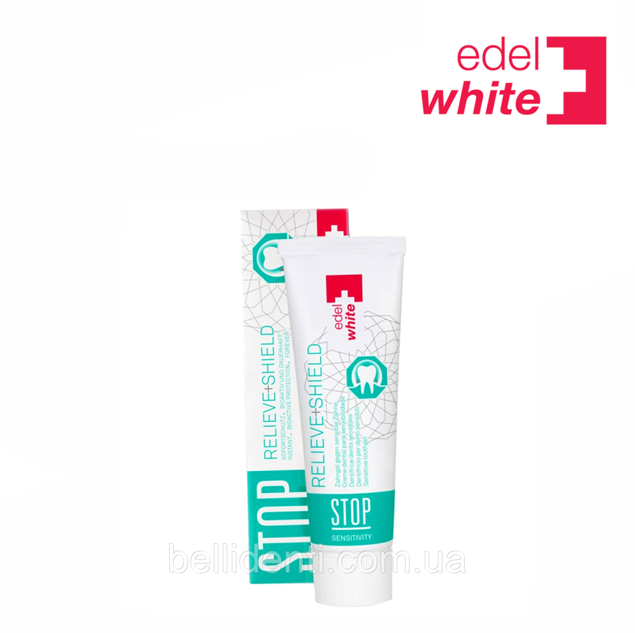 

Зубная паста Edel+White Stop Sensitivity для чувствительных зубов, 75 мл