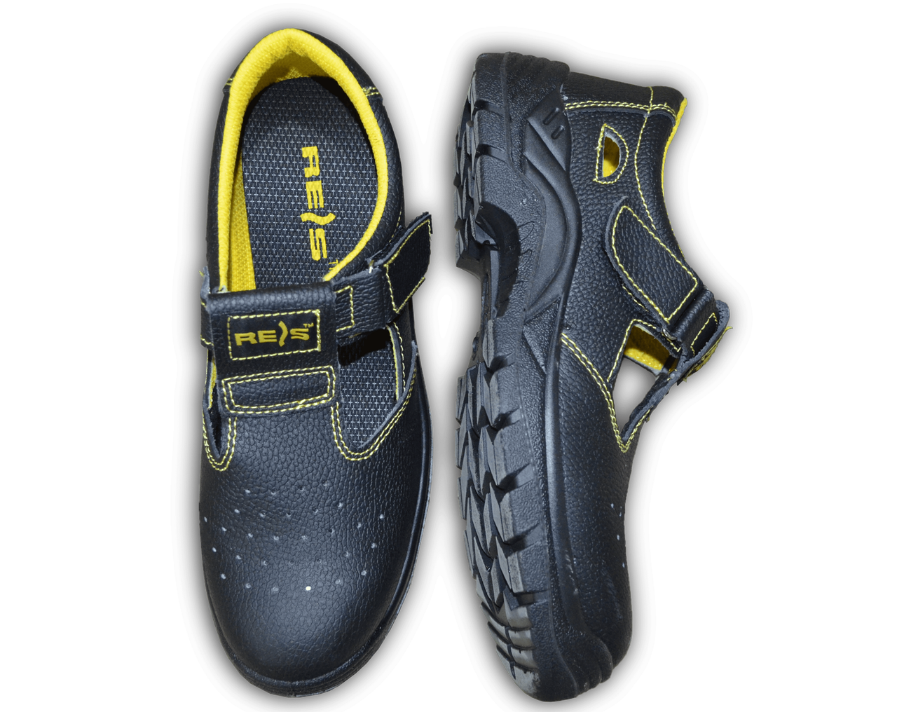 

Сандалии рабочие без метподноска. Спец обувь летняя., Черный