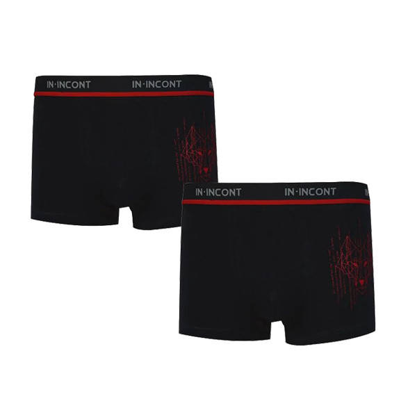

Мужские трусы боксеры хлопковые IN.INCONT Арт.7560, Черный