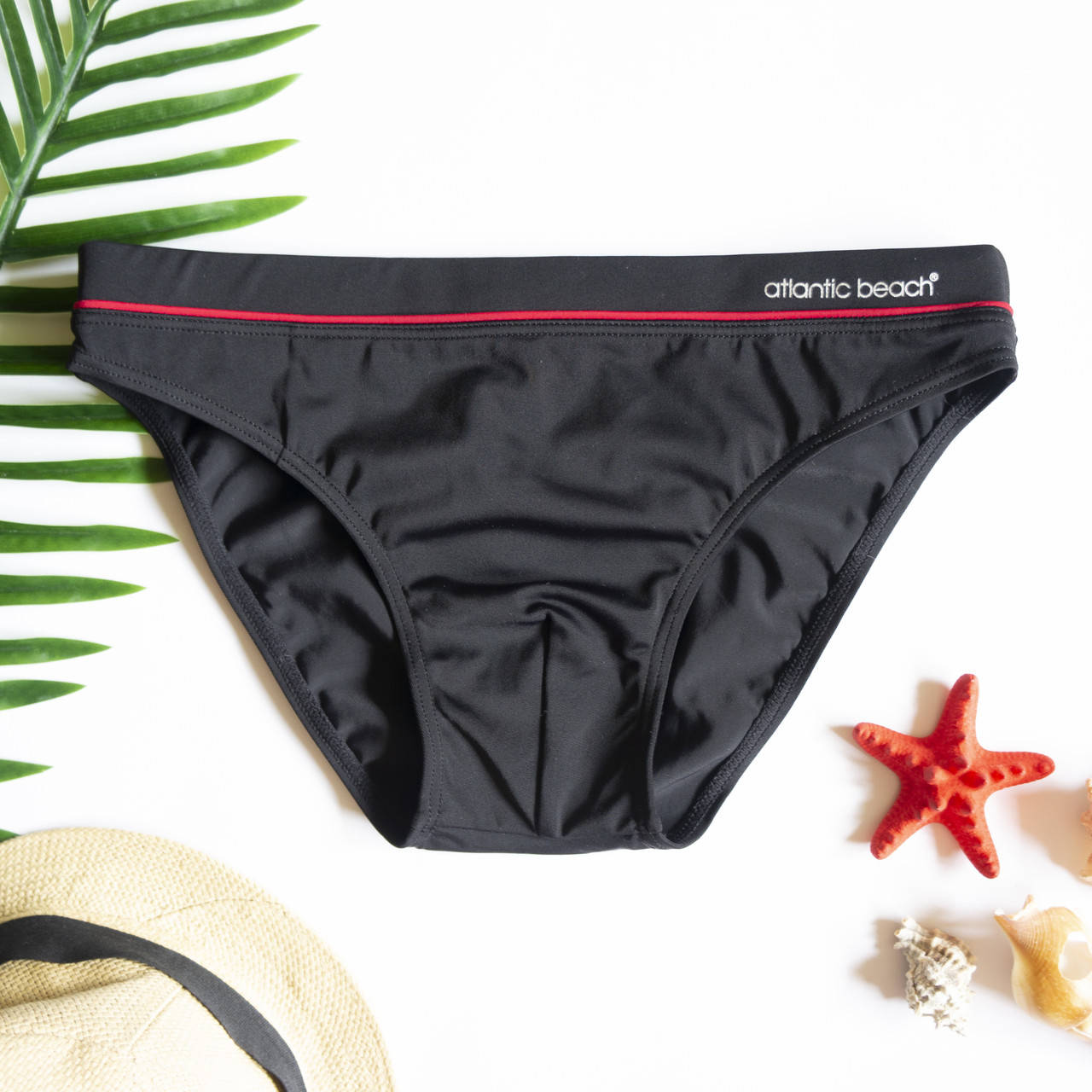 

Мужские плавки Черный/Красный 52