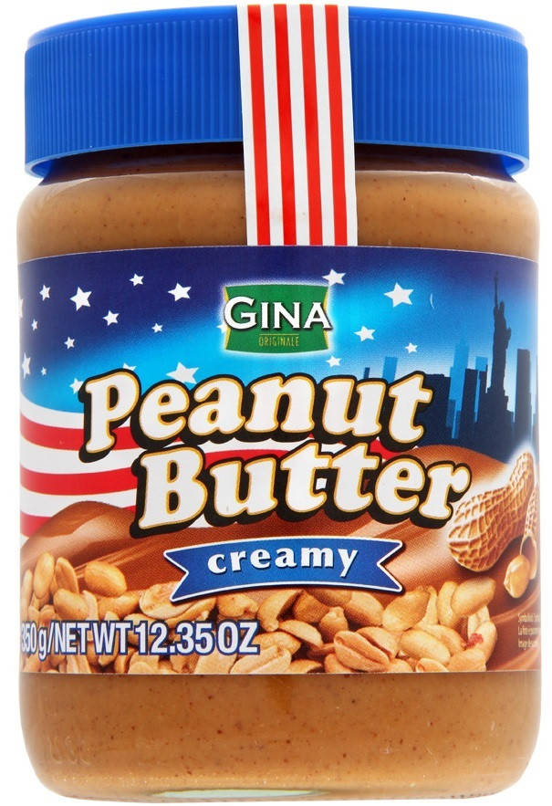 

Арахисовая паста Gina Peanut Butter Creamy Креми 350гр, (12шт/ящ)