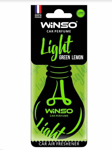 

Ароматизатор сухая карточка Winso Light Green Lemon