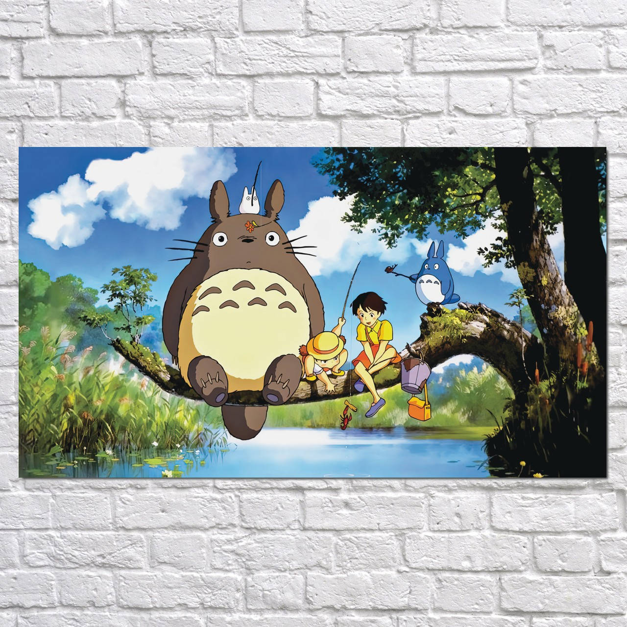 

Плакат "Мой сосед Тоторо, Хаяо Миядзаки, Totoro (1988)" (артикул 0421) 34, Матовая, 60