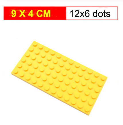 

Базова пластина для ЛЕГО, LEGO поле 9х4 см (желтый)