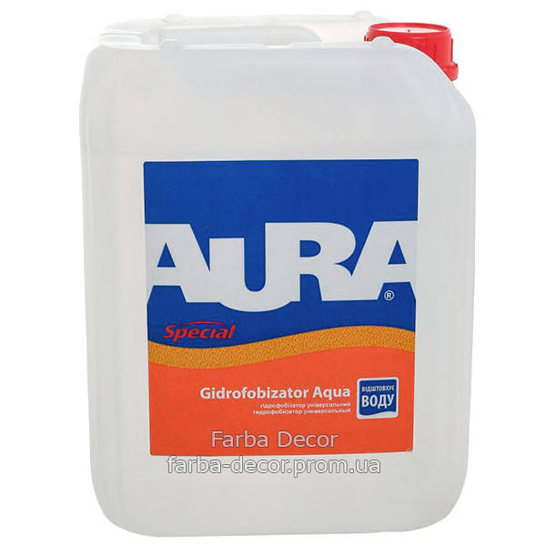 

Средство AURA Gidrofobizator Aqua водоотталкивающее, 5 кг, Красный