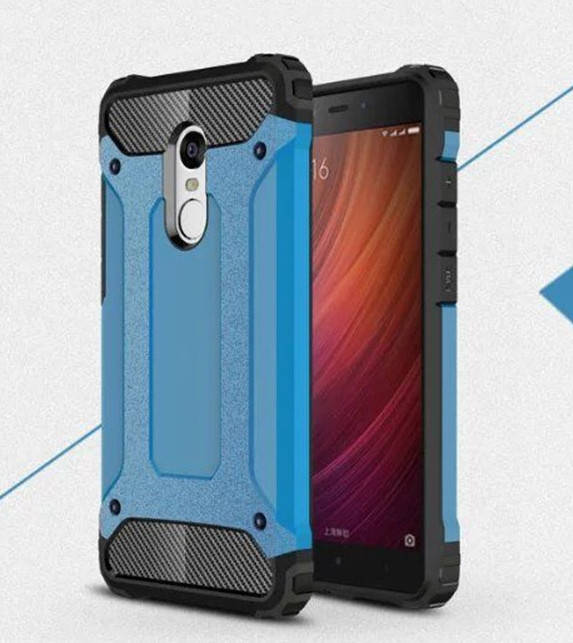 

Чехол Guard для Xiaomi Redmi 5 Plus 5.99" бампер бронированный Immortal Blue, Синий