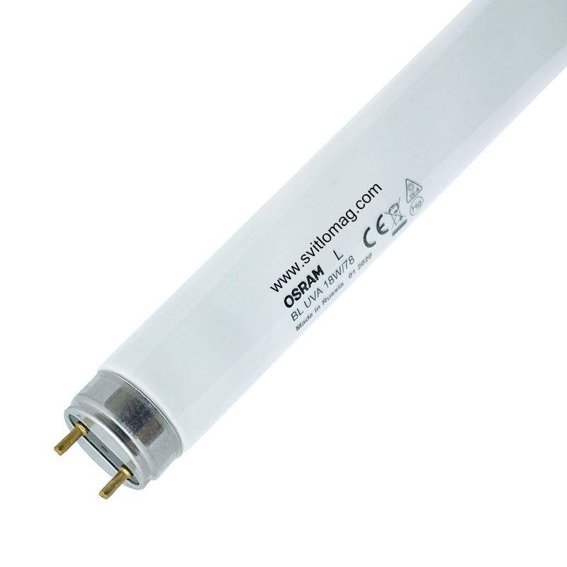 

Лампа люминесцентная ультрафиолетовая OSRAM L Blue UVA 18w/78 G13