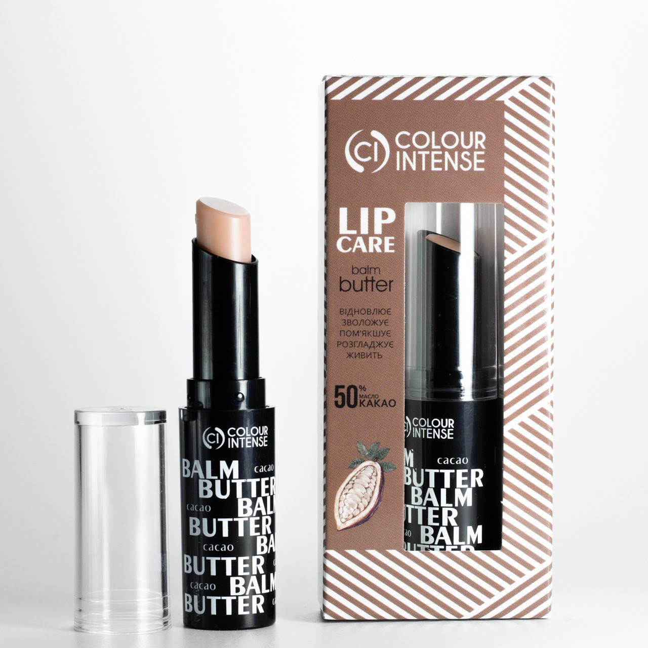 

Бальзам-баттер для губ смягчающий Colour Intense Lip Care Какао