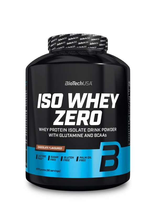 

Сывороточный протеин изолят BioTech Iso Whey Zero (2270 г) биотеч изо вей зеро strawberry
