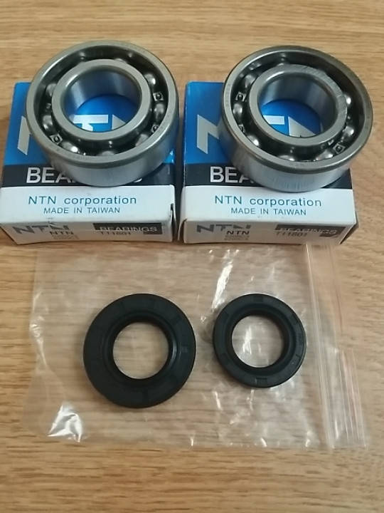 

Yamaha BWS-100 Grand Axis-100 4VP Подшипники коленвала 2шт + сальники (фирма NTN)