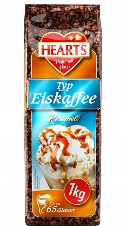 

Капучино "Hearts" Eiskaffee(Холодный кофе) со вкусом карамель 1 кг Германия