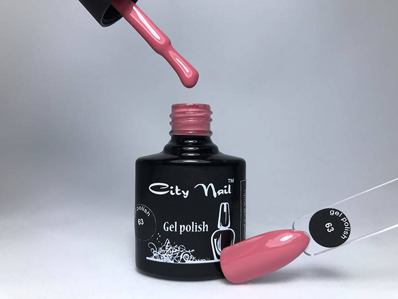 

Гель Лак Грязно Розовый CityNail №63