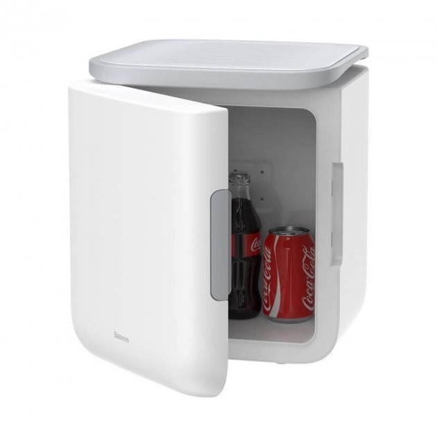 

Мини-холодильник Baseus Igloo Mini Fridge for Students (6 л, функция нагрева, 220V ) - Белый
