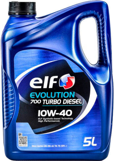 

Моторное масло Elf EVOLUTION 700 TURBO DIESEL 10W40 5л