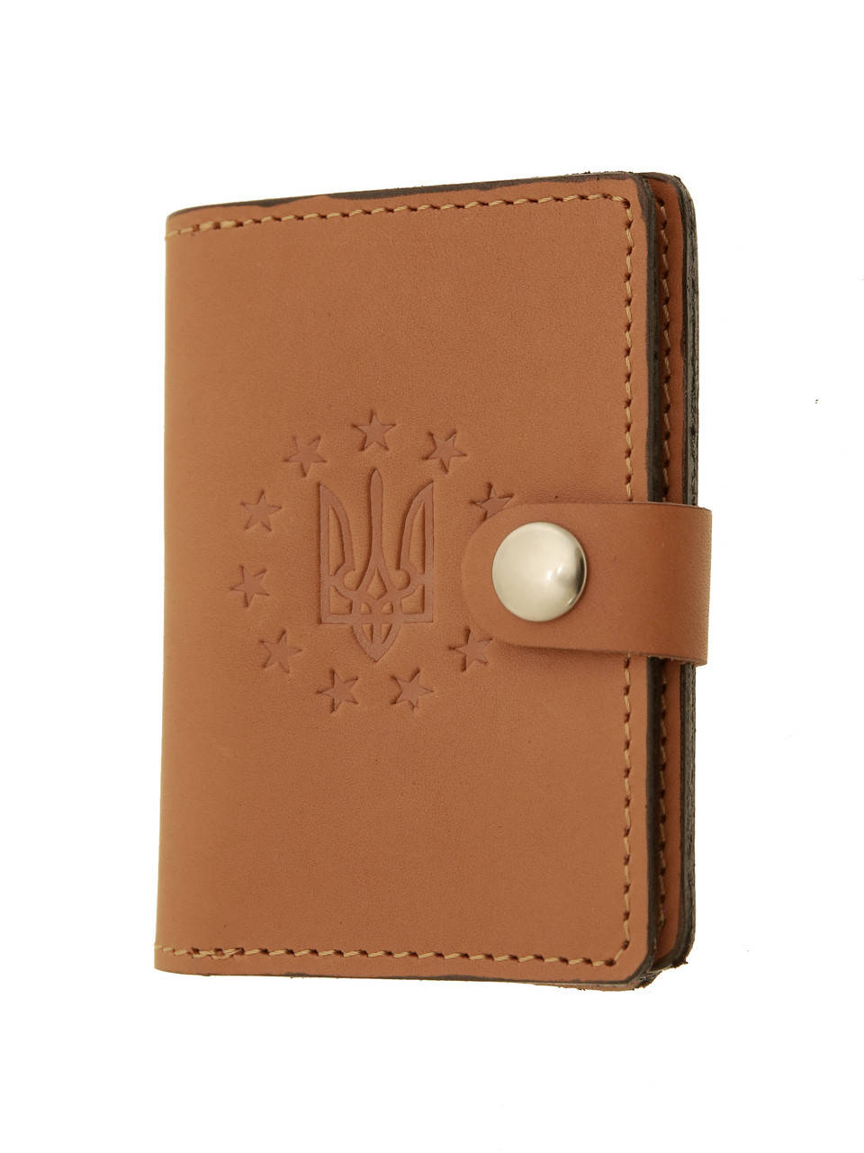 

Обложка под пластиковый ID-паспорт на кнопке, 5164/2ж, Черный