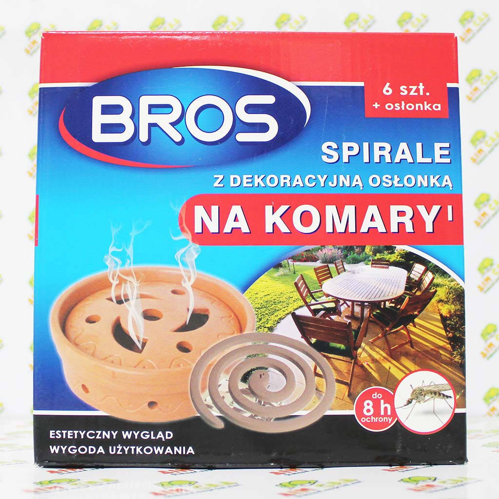 

Bros Спираль от комаров + декоративное блюдце