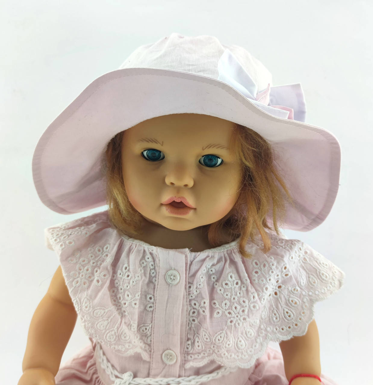 

Панама детская 48, 50, 52, 54 размер хлопок для девочки панамка головные уборы розовая (ПД125) 54 размер, Розовый