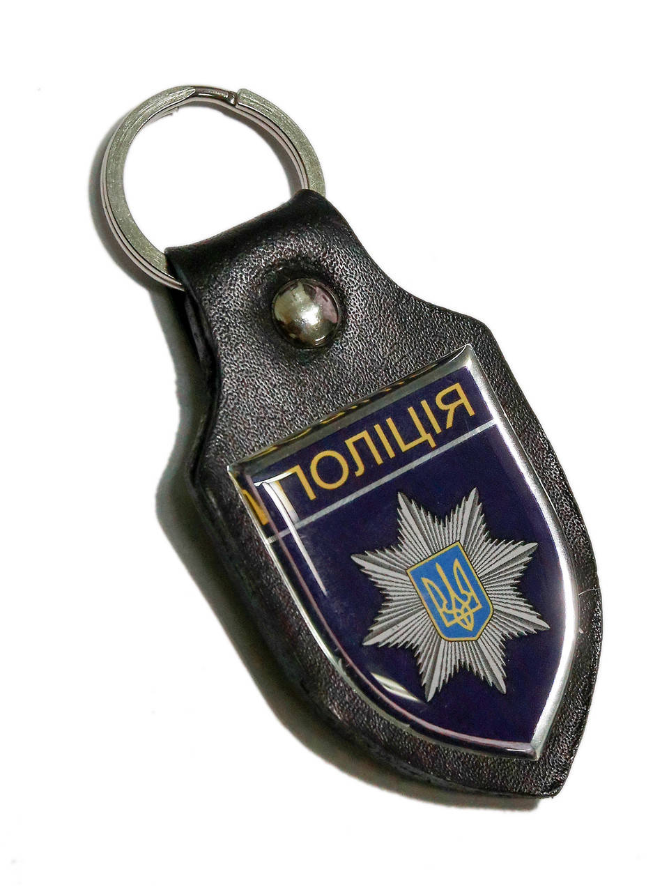 

Брелок для ключей Полиция (кожа), 4056, Черный