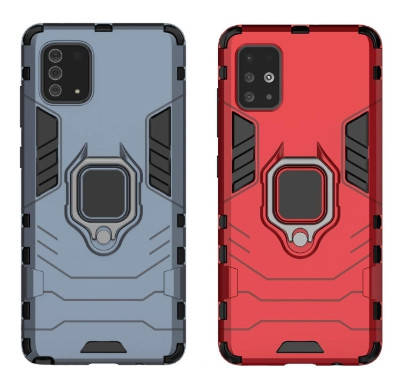 

Противоударный чехол для Samsung Galaxy A51 2020 (A515) IronMan Ring ( Самсунг Галакси А51 ), Черный