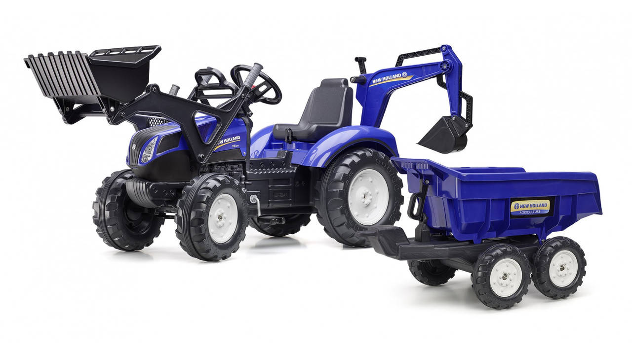 

FALK Трактор NEW HOLLAND с прицепом и ковшом 3090W