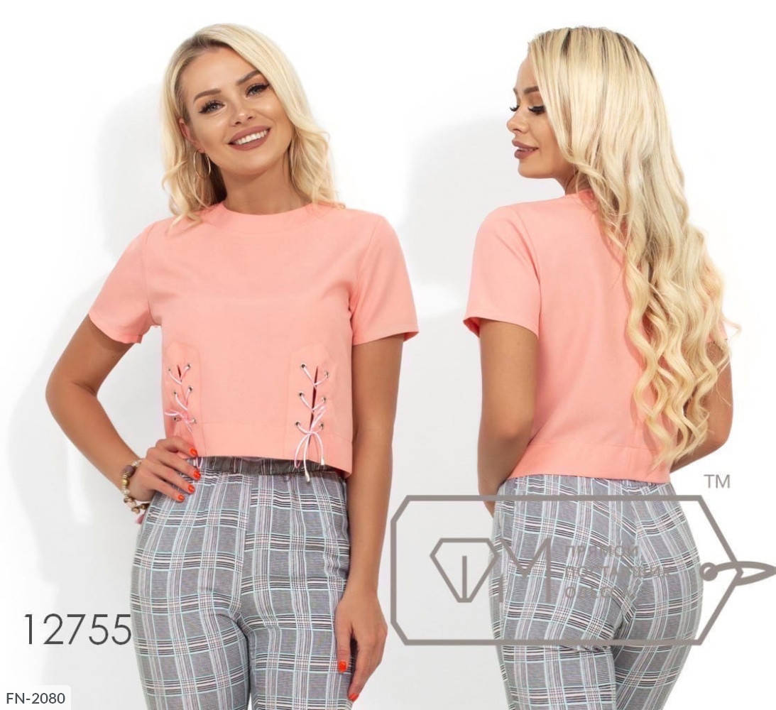 

Футболка-топ женская модель 676 (L, M, S, XL) "SLAVIA" недорого от прямого поставщика