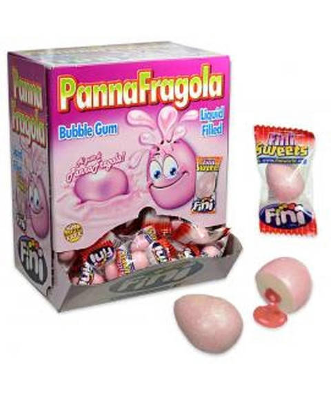 

Жевательная резинка "Клубничный крем и сливки" Panna Fragola, Испания - "Fini", 5 грамм