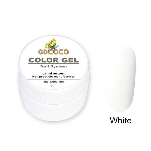 

Гель-краска GDСосо Color Gel 111 Белый 5 ml