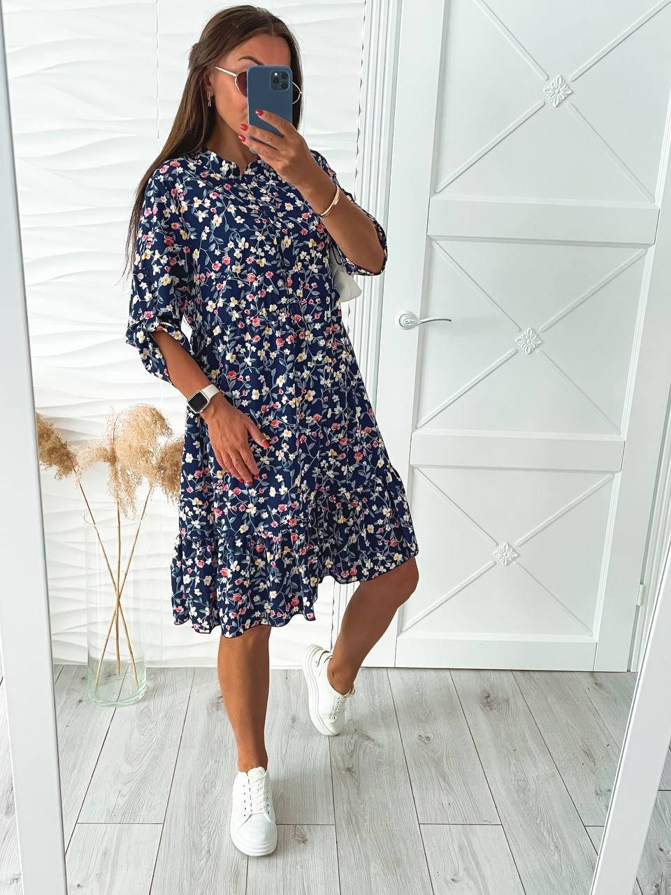 

Стильное женское платье р: 42-44; 46-48; 50-52