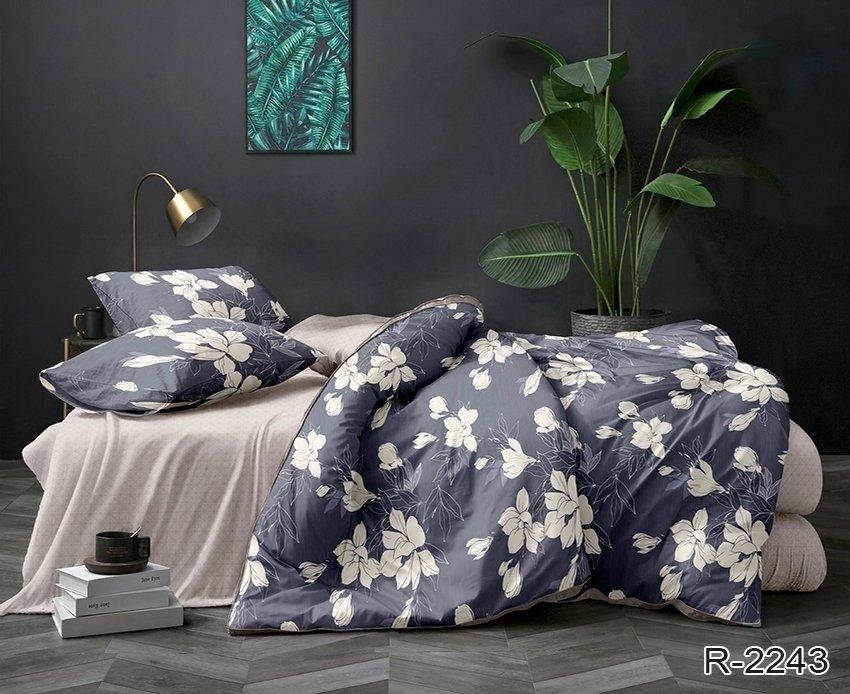 

Комплект постельного белья из ранфорса цвет серый -бежевый R2243