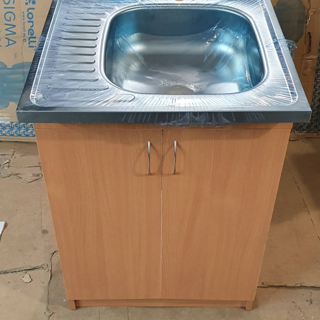 

Тумба с накладной мойкой 60*60 см