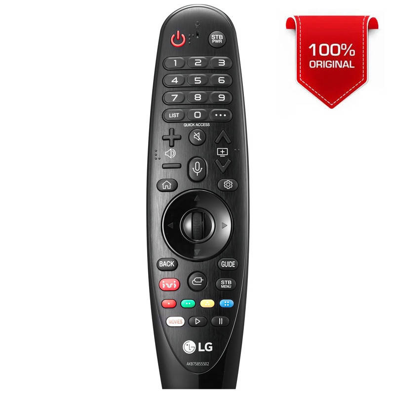 

Пульт указка для телевизора LG Magic Remote AN-MR20GA / AN-MR19BA Оригинал, AKB75855501 / AKB75855502, Черный
