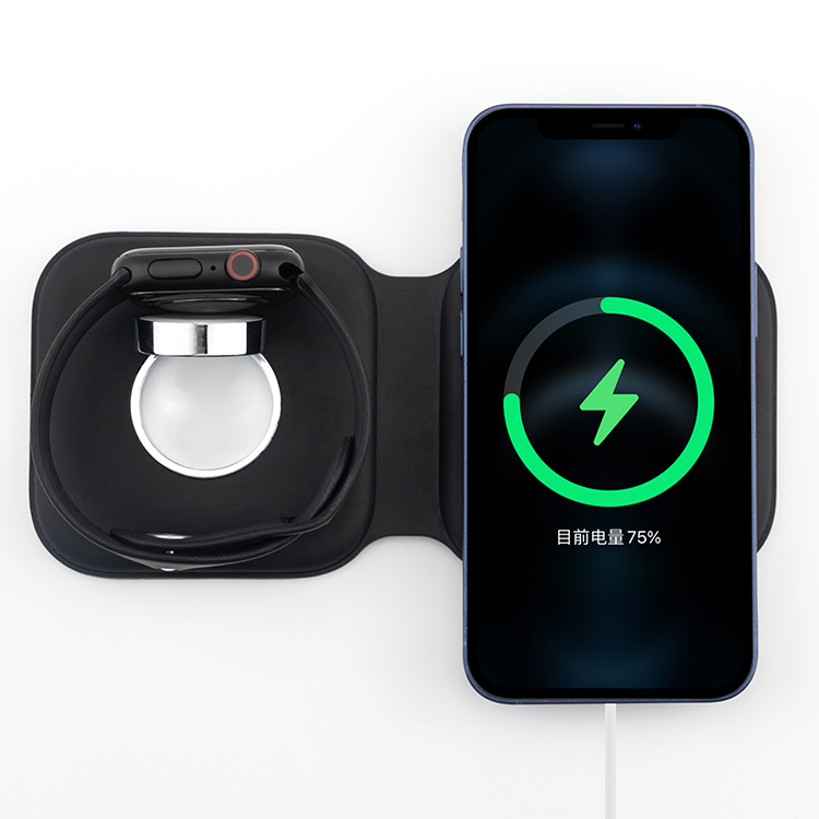 

Беспроводная зарядка MagSafe DUO (BLACK), Черный