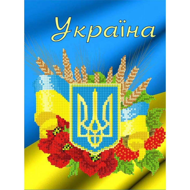 

Картина с бисером FV-325 "Украина"