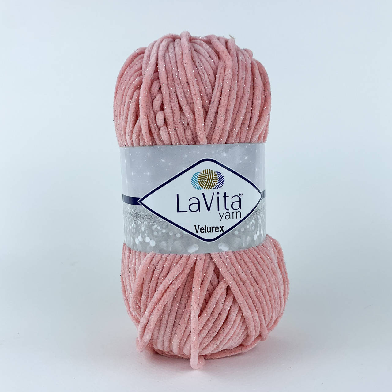 

Lavita yarn Velurex (Лавита ярн Велюрекс) № 4105 персик (Пряжа велюровая, нитки плюшевые), Персиковый