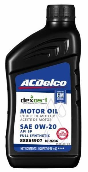

Оригинальное моторное масло ACDelco Dexos1 Full Synthetic 0W-20 0.946 л 10-9236
