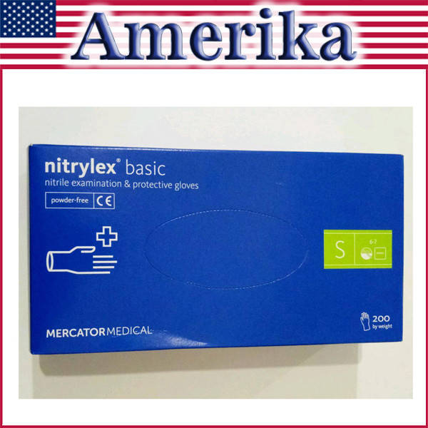 

Перчатки Нитрилекс Базик, Рукавички нітрилові, размер , 200 шт. Nitrylex Basic Mercator Medical (Poland