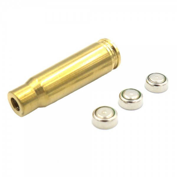 

Лазерный патрон для холодной пристрелки (калибр: 7.62x39 mm), латунь, Красный