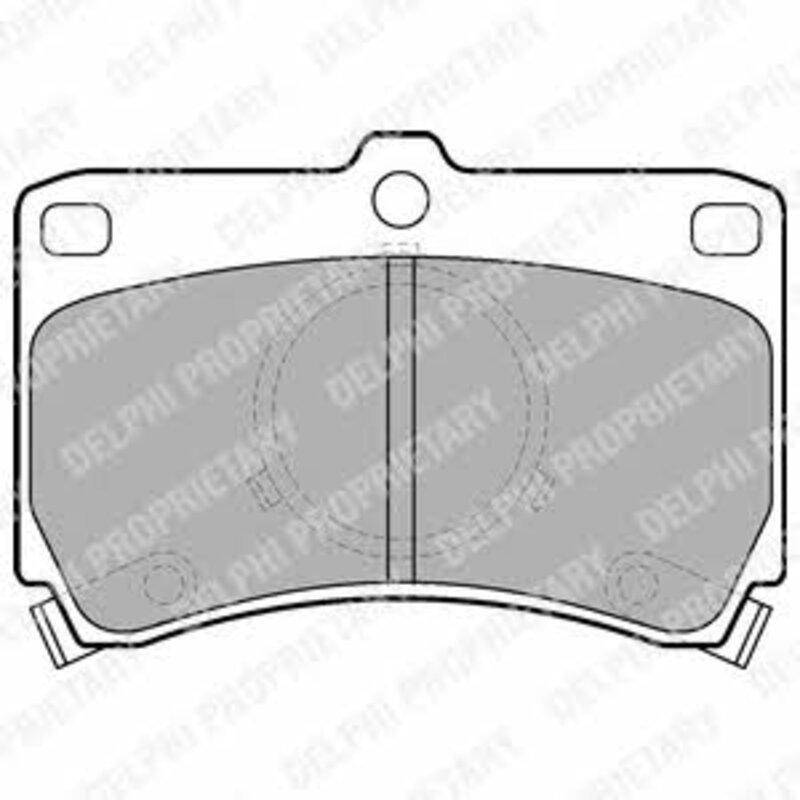 

Комплект Тормозных Колодок Delphi Lp531, Дисковый Тормоз Mazda 323 Iii (Bf)