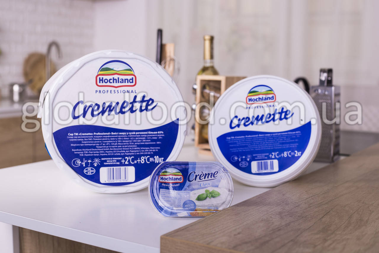 

Сыр Сливочный 65% Hochland Сremette Германия 10кг