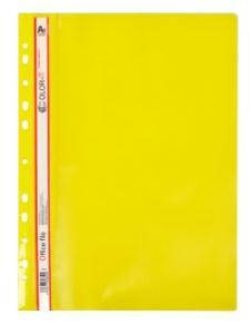 

Скоросшиватель с перфорацией А4 / Color-It, Желтый