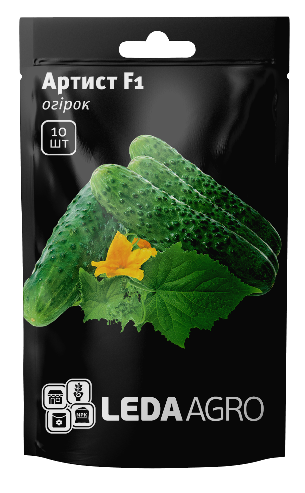 

Огірок Артист F1 10нас. (ТМ Лєда)