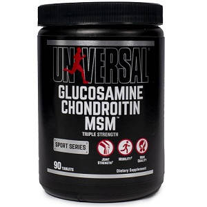 

Для суставов и связок Universal Nutrition Glucosamine Chondroitin MSM (90 таблеток.)