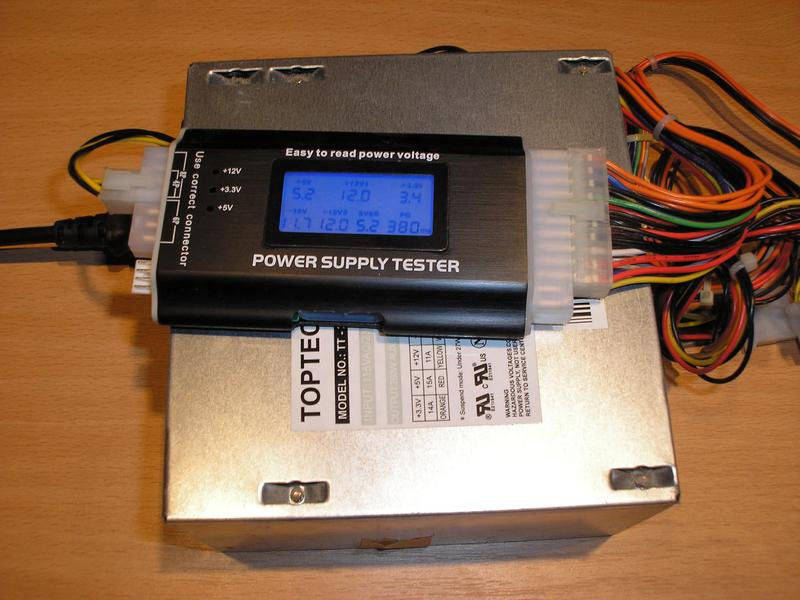 

Тестер блоков питания ATX с ЖК дисплеем