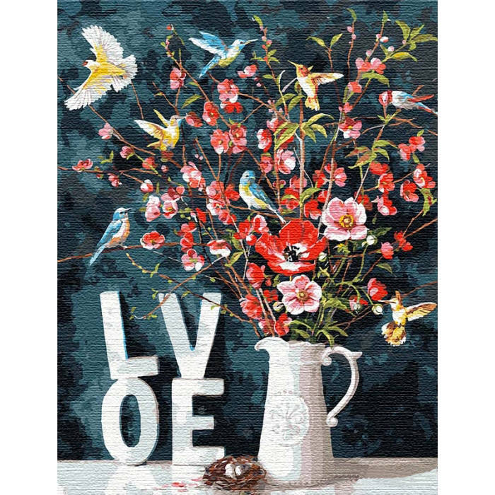 

Картина по номерам "С любовью (big)" 50*65см