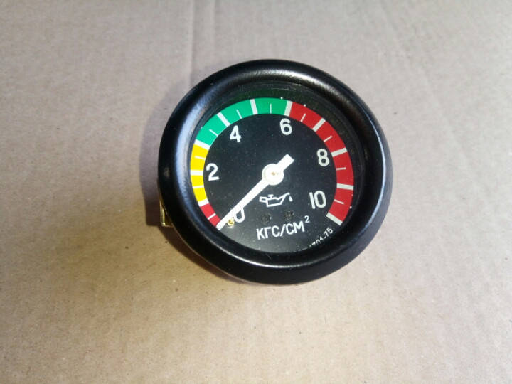 

Манометр давления масла механический КАМАЗ 0-10 кг/см2 (указатель механ.) 14.3830-03