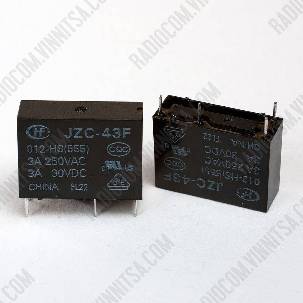 

№78 JZC-43F-012-HS (HF43F-012-HS) 12V РЕЛЕ РАЗНЫЕ