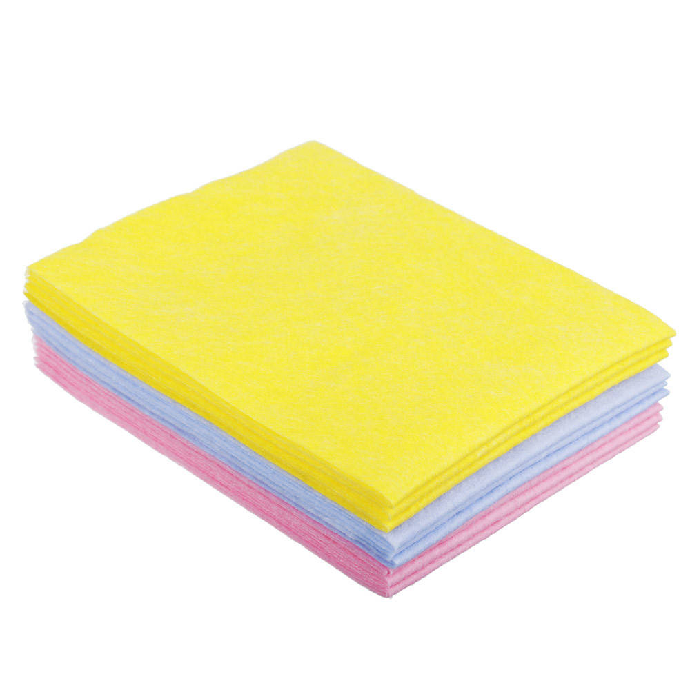 

Салфетки вискозные 30х36 цвет микс 5 штук, Желтый